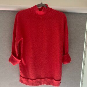 We The Free Coral Tunic Sweater